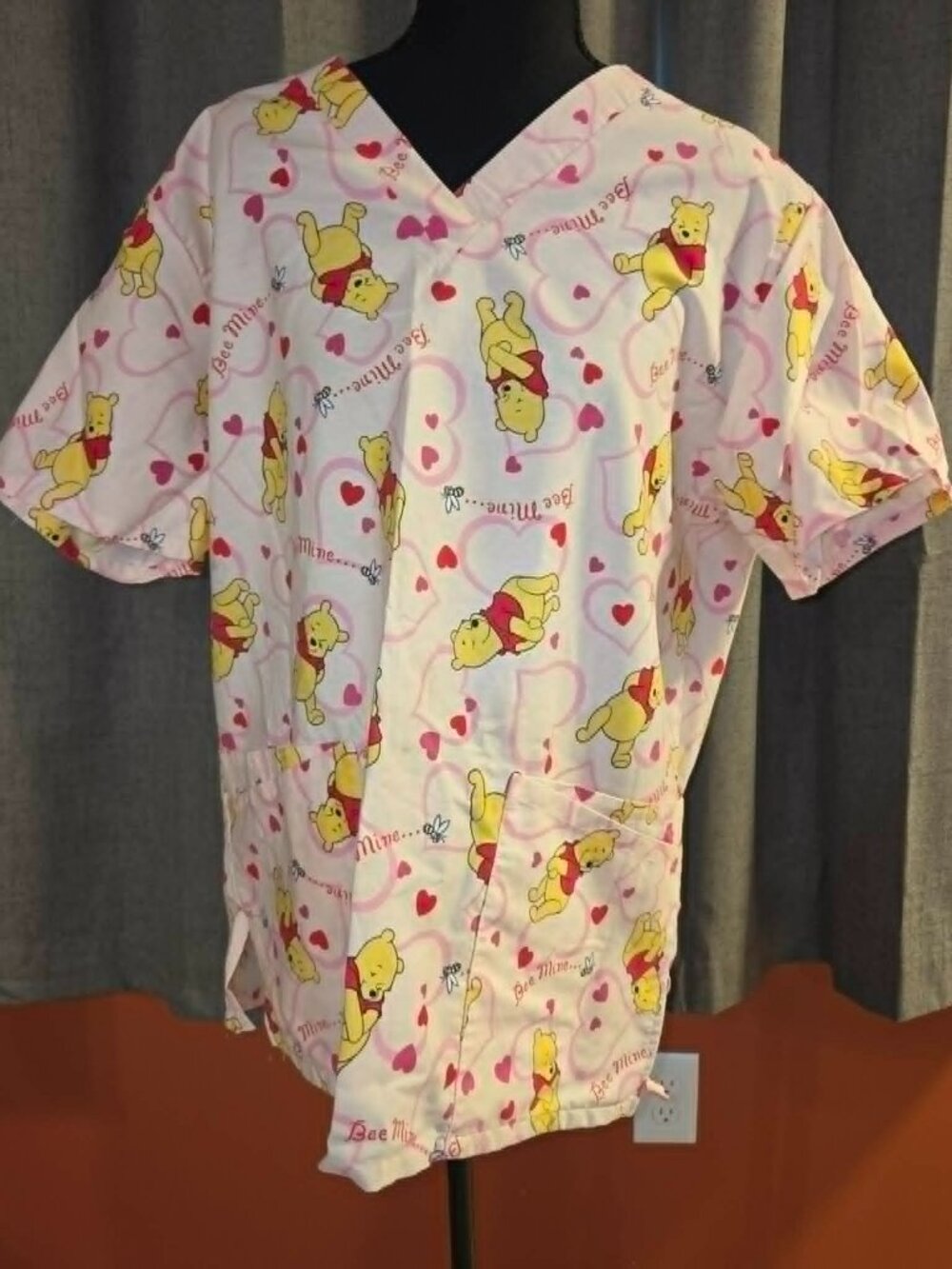 Disney Winnie the Pooh Scrub Top